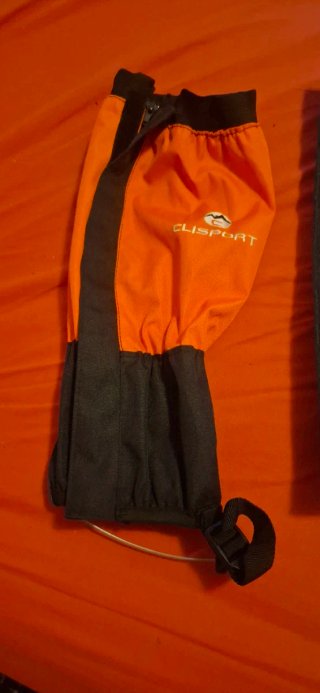 Polainas montaña Clisport Naranja/Negro