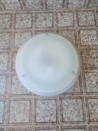 Plafón redondo blanco