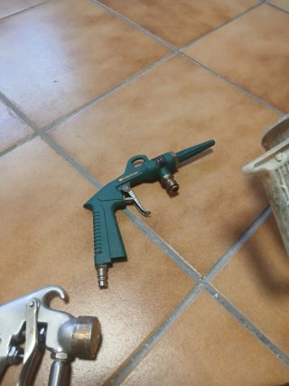 Pistolas gotele de calderín # embudo y limpieza