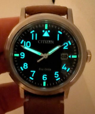 RELOJ CITIZEN ECO DRIVE MILITARY HOMBRE A ESTRENAR