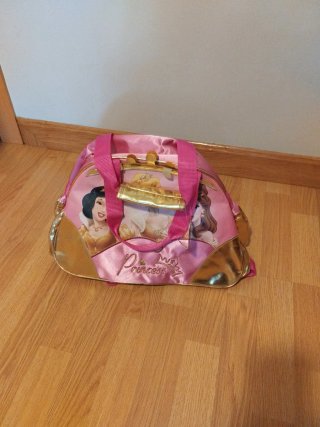Bolsa Princesas Disney Rosa y Dorada