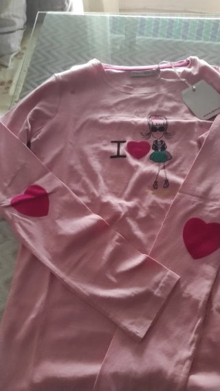 Camiseta niña manga larga I love My Style