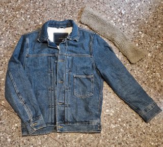 Chaqueta Jean Zara tipo aviador