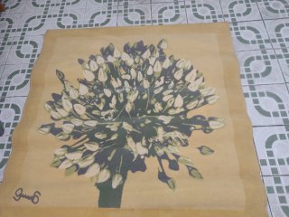Tapiz/Alfombra Ikea Vintage Años 90 Flores.