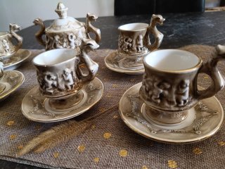 Servizio da caffè/tè in capodimonte