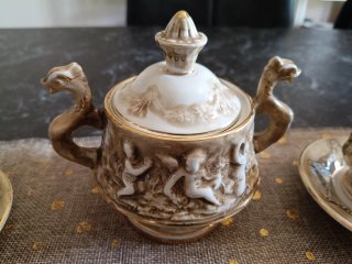 Servizio da caffè/tè in capodimonte