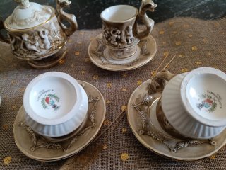 Servizio da caffè/tè in capodimonte