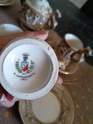 Servizio da caffè/tè in capodimonte