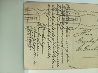 Tarjeta postal histórica Suecia 1912