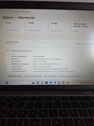 Portátil DELL Latitude 5440 i5/16GB/512GB