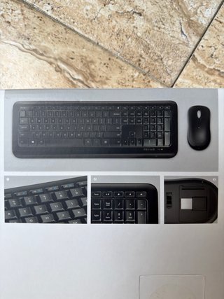 Teclado + ratón inalámbricos Microsoft Wireless