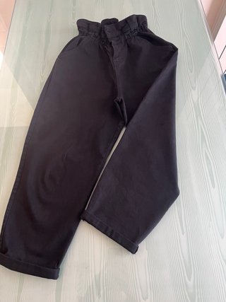 Jeans neri vita alta elasticizzata