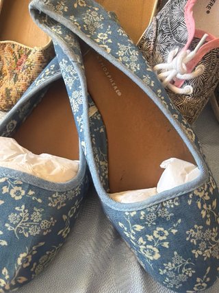 3 Pares Zapatos Planos Talla 42