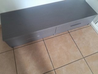 Mueble salón gris 150x50x30