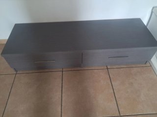 Mueble salón gris 150x50x30