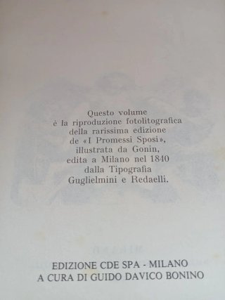 Libro i promessi sposi