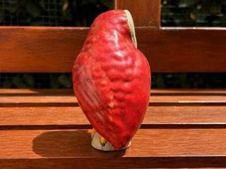 Scultura Barbagianni Ceramica Artigianale