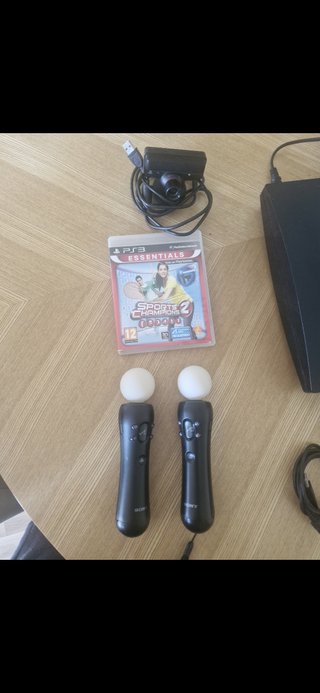 Consola PS3 Slim 120GB + Juegos + Mandos + Camara