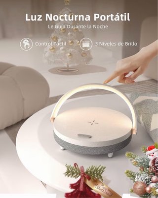 Lámpara EZVALO Bluetooth Carga Inalámbrica