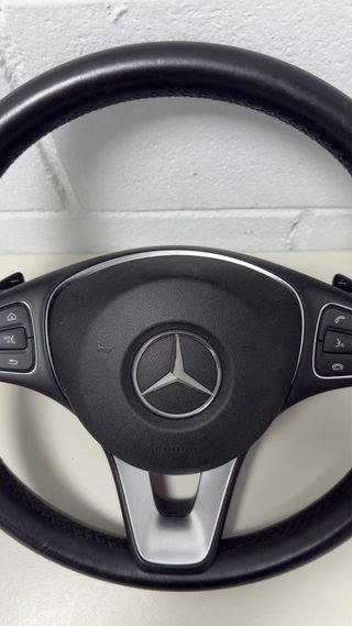 Volante Mercedes Cuero Liso y Perforado