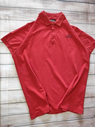 Polo Kappa Rojo Hombre Casual Deportivo Talla XXL