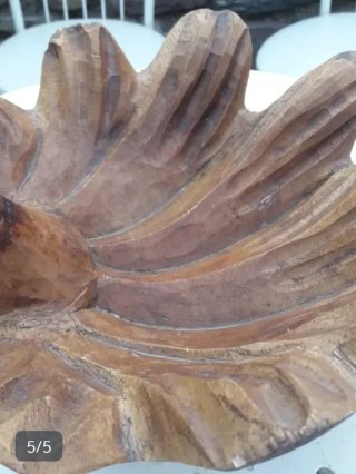 Cisne de madera decorativo