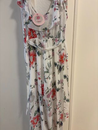 Vestido Verano Blanco Estampado Floral