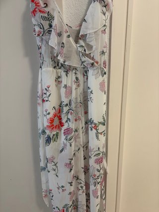 Vestido Verano Blanco Estampado Floral