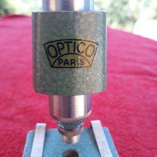 Microscopio Antiguo Óptico Optico Paris