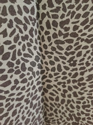 Vestido estampado animal print