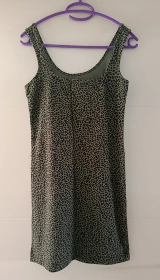 Vestido estampado animal print