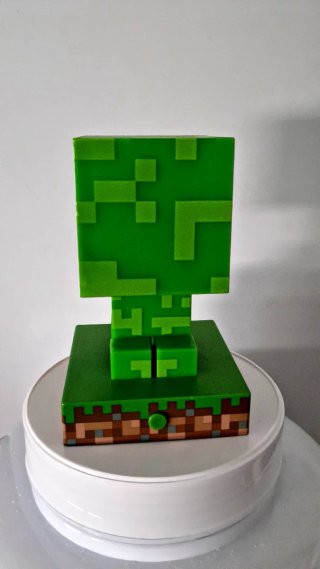 Lámpara Creeper Minecraft