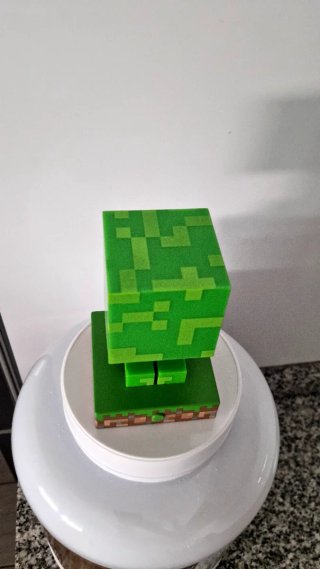 Lámpara Creeper Minecraft
