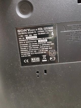 Televisor Sony Bravia Negro 32"