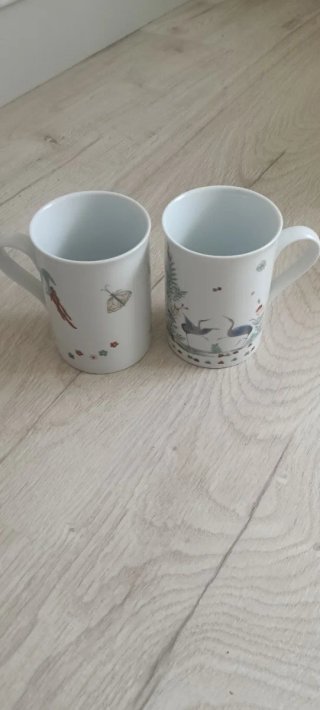 Juego 2 Tazas Porcelana fina Francesa