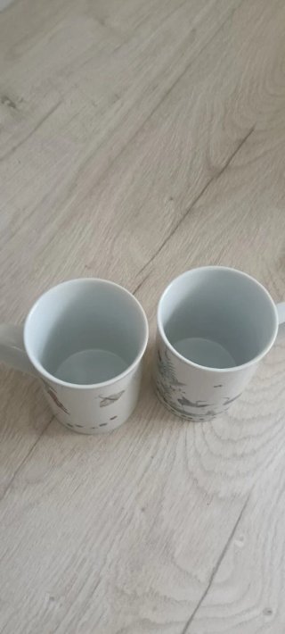 Juego 2 Tazas Porcelana fina Francesa