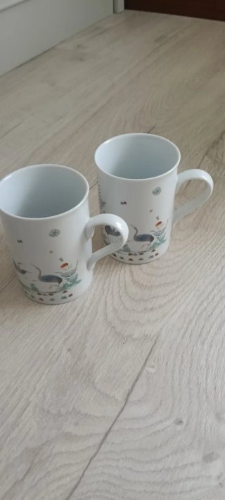 Juego 2 Tazas Porcelana fina Francesa