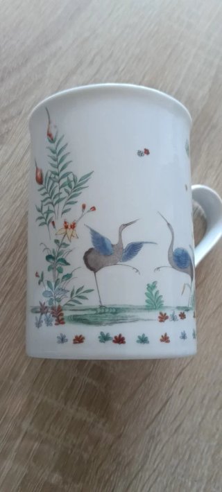 Juego 2 Tazas Porcelana fina Francesa