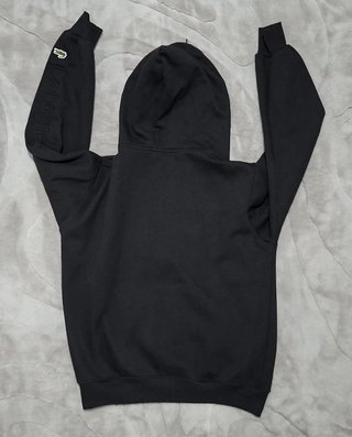 Lacoste Hoodie Negra | Logo Bordado Talla S