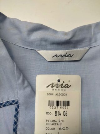 Pijama Corto Algodón MIA Talla L