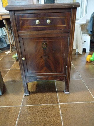Mueble Auxiliar Vintage Madera Noble