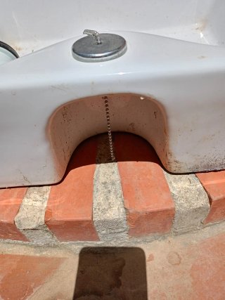 Lavabo de sobremesa de cerámica blanco