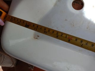 Lavabo de sobremesa de cerámica blanco