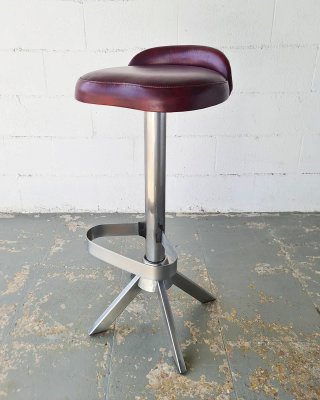 Taburete giratorio SPACE AGE. Vintage 70s.