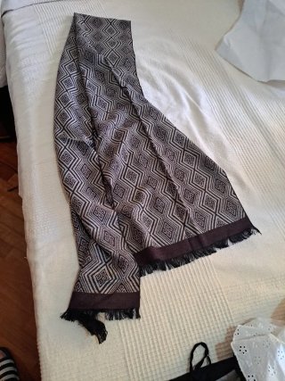 Sciarpa donna fantasia geometrica