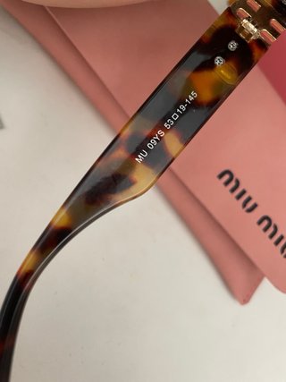 Gafas de sol Miu Miu mujer marrones