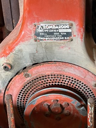 Lote  2 Tractor Lombardini Pequeño 2 mulas