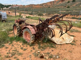 Lote  2 Tractor Lombardini Pequeño 2 mulas