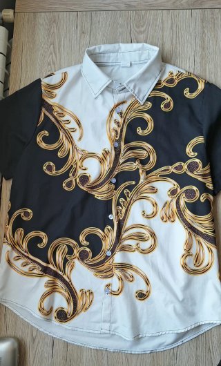 Camisa Elegante Hombre Versace