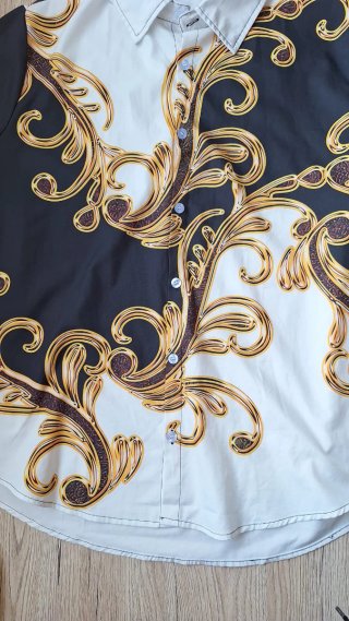 Camisa Elegante Hombre Versace